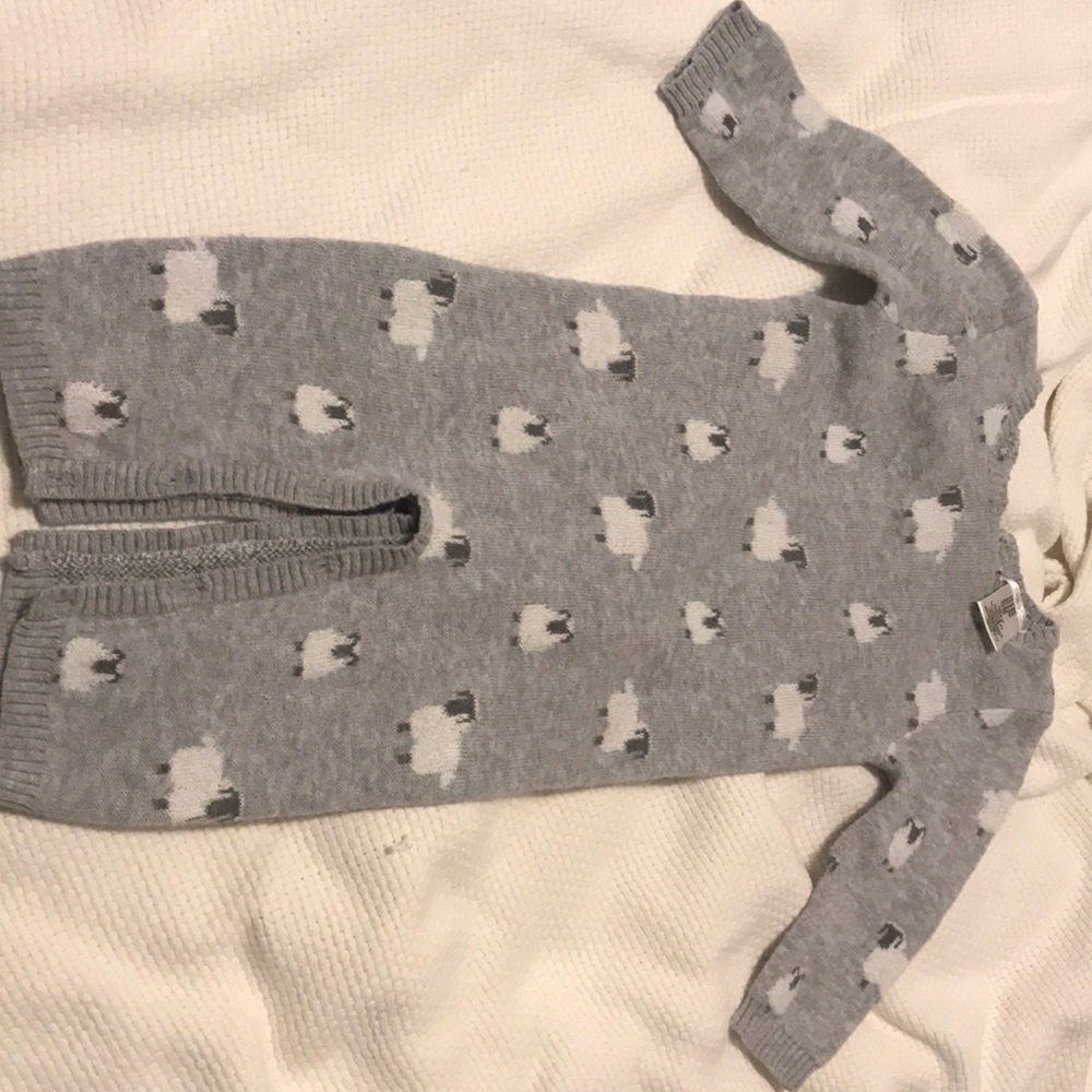 Max studio knit jumpsuit with hat